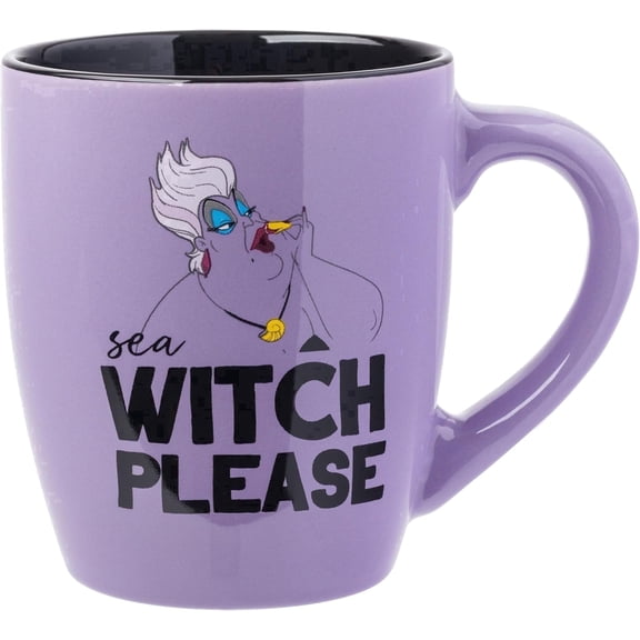 Silver Buffalo Disney Villains the Little Mermaid Ursula Sea Witch Please Jumbo Ceramic Mug, 25 Ounces