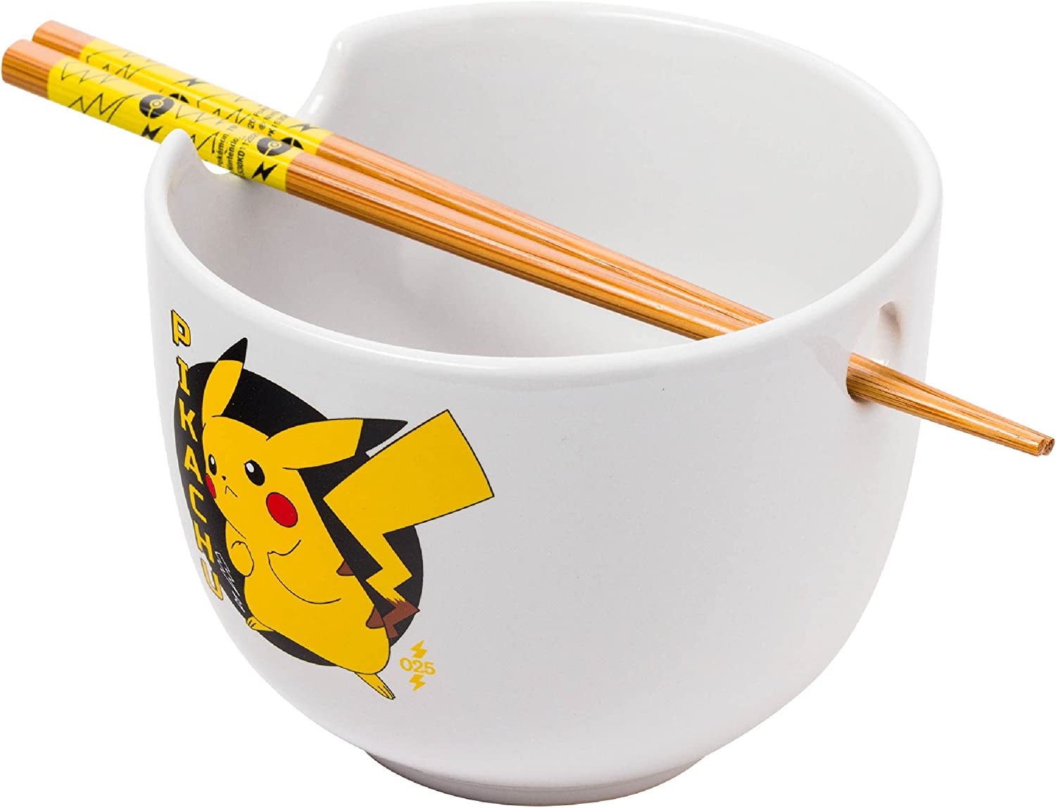 Silver Buffalo Pokemon Pikachu Ceramic Ramen Noodle Rice Bowl with ...