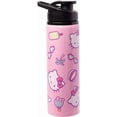 thumbnail image 1 of Silver Buffalo Sanrio Hello Kitty Summer Vibes Stainless Steel Water Bottle, 25 Ounces, 1 of 6