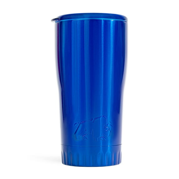 Silver Buffalo Stainless Steel Insulated Tumbler, 20 oz., Blue