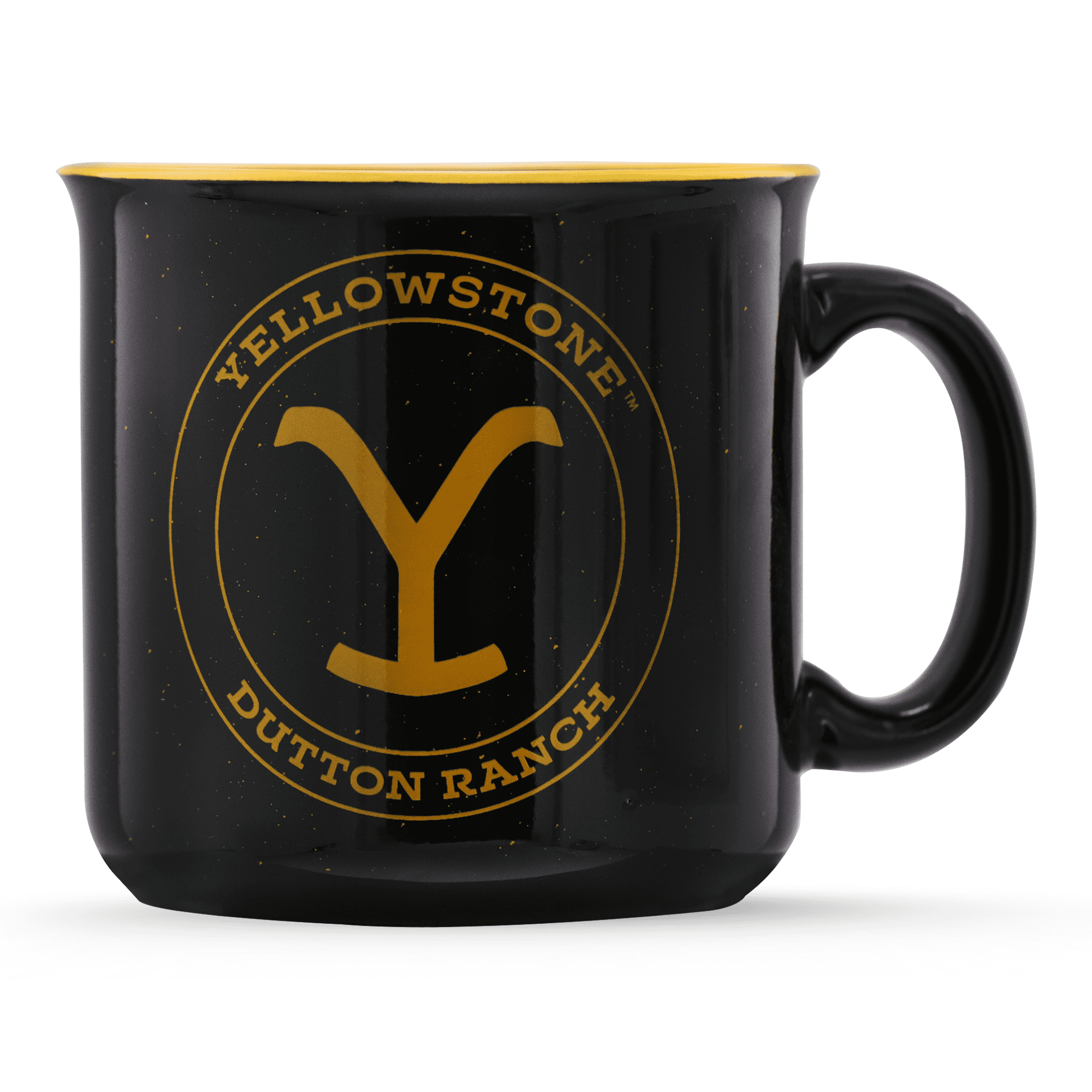 Silver Buffalo Yellowstone Dutton Ranch Ceramic Camper Mug, 20 oz