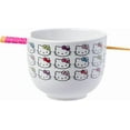 thumbnail image 1 of Silver Buffalo microwave-safe bowl with Chopsticks Ceramic, 20 oz, 1 of 8