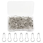 Silver Bulb Pin Sewing Fasteners 500 Pcs Metal Black Safety Pins/Gourd Pin/Bulb Pin for Clothing Crafting and DIY