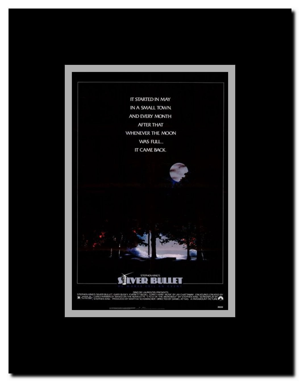 Silver Bullet Framed Movie Poster