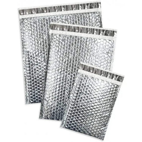 Silver COOLPAC® Insulated Thermal Mailers #8 - 22 x 18 (QTY: 100)