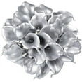 thumbnail image 1 of Silver Calla Lily Artificial Flowers, Silver Flowers for DIY Wedding Bouquets Centerpieces Bridal Shower Party Home Flower Arrangement Decorations (Silver), 1 of 5