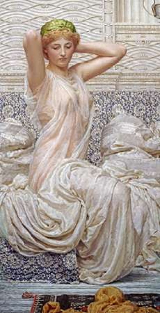 Silver Canvas Art - Albert Joseph Moore (24 x 48)