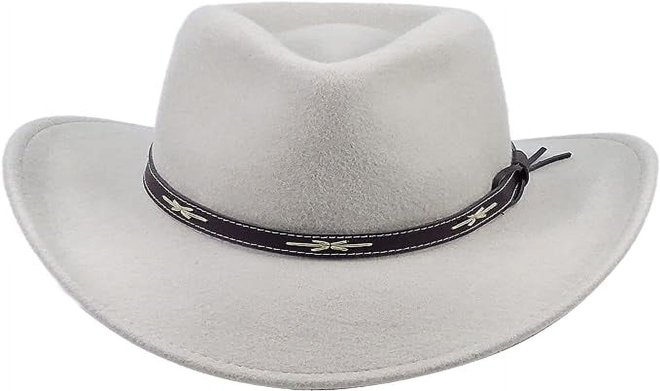 Silver Canyon Santa Fe Crushable Wool Felt Outback Western Style Cowboy