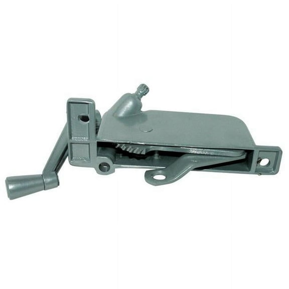 Silver Cast Metal Left Awning Window Operator for Anderson