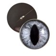 thumbnail image 1 of Silver Cat Sew-On Button Glass Eyes, 1 of 5