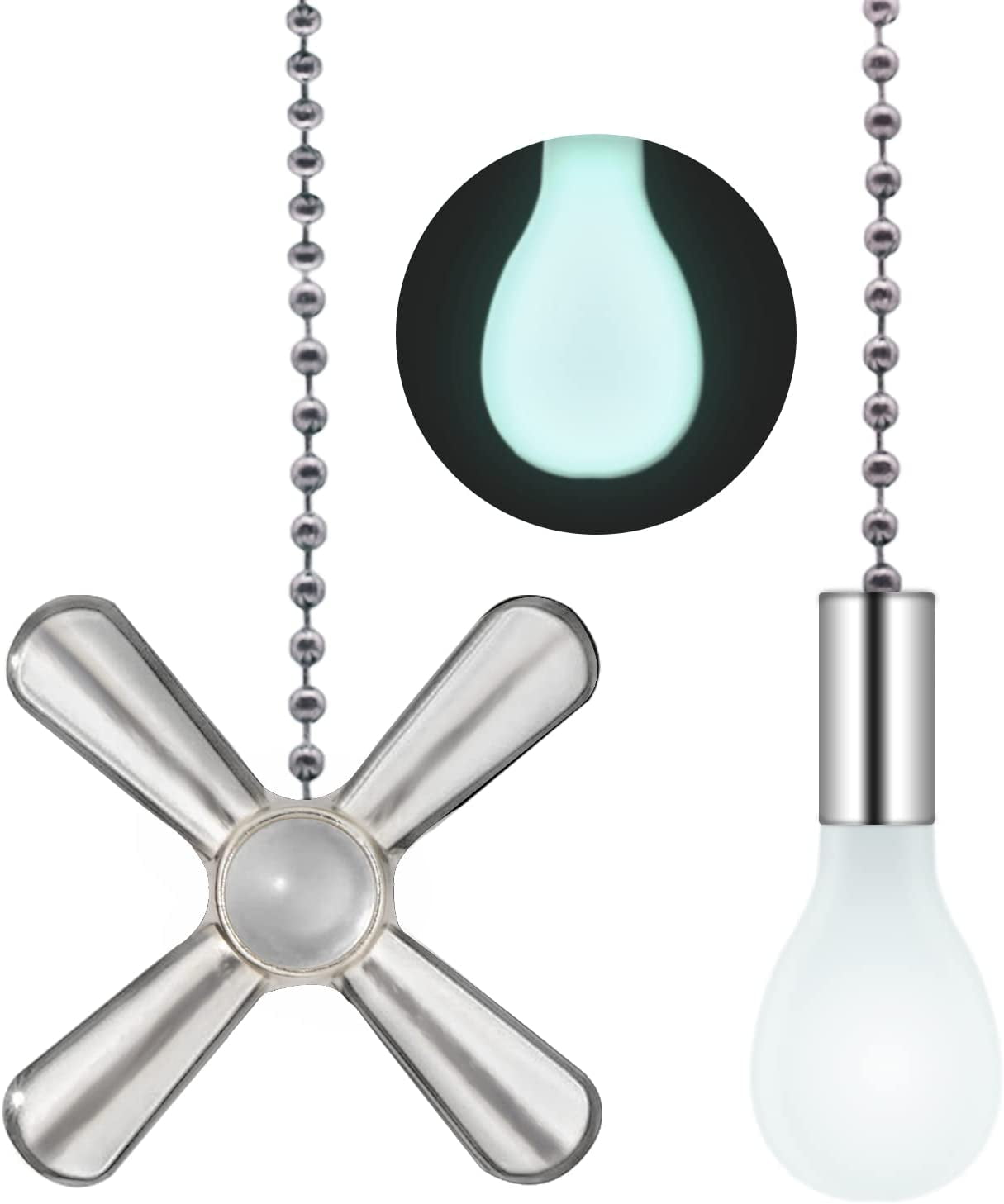 Bronze Ceiling Fan Pull Chain Set,2Pack Decorative Jordan
