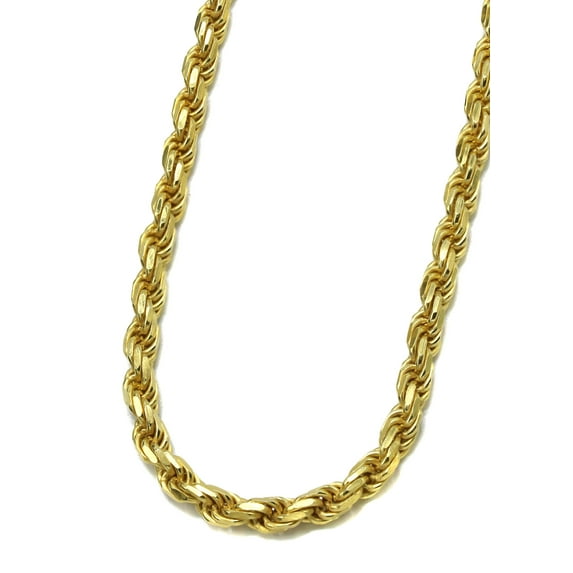 Silver Chain - Mens Gold Chain / Rope Chain