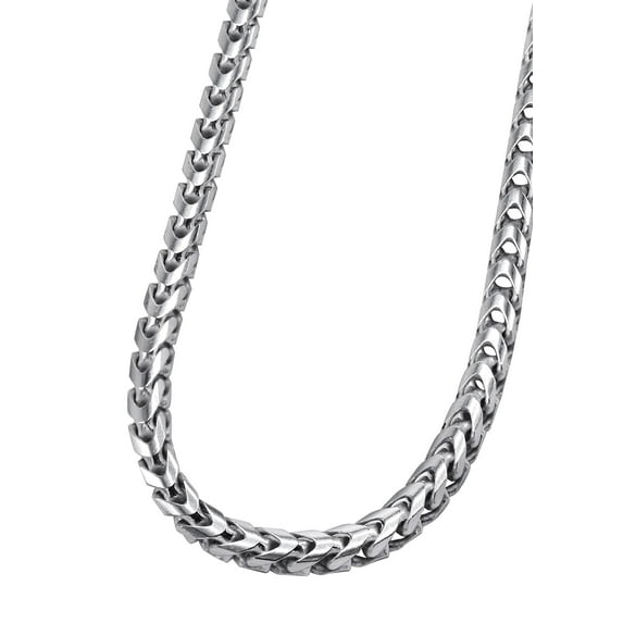 Silver Chain - Mens White Chain / Franco Chain