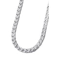thumbnail image 1 of Silver Chain -  Silver Iced Out Franco Chain, 1 of 6