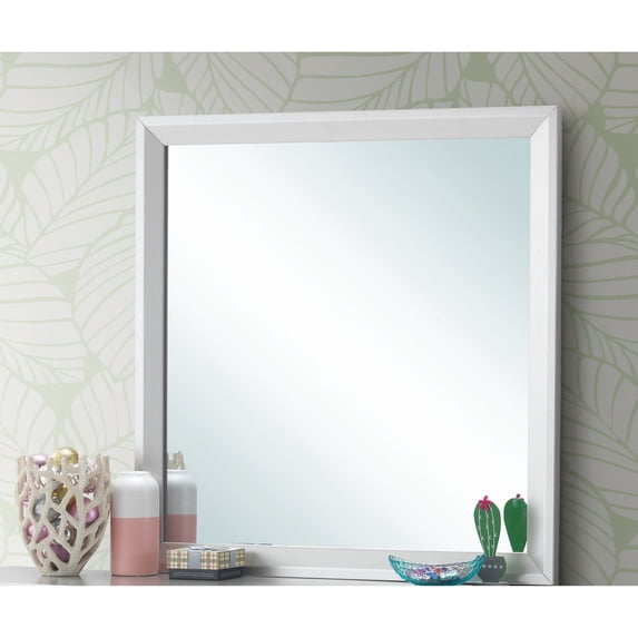 Silver Champagne Mirror | Fits Dresser with Wood Supports | High - Grade Laminate | Ensure Clear View