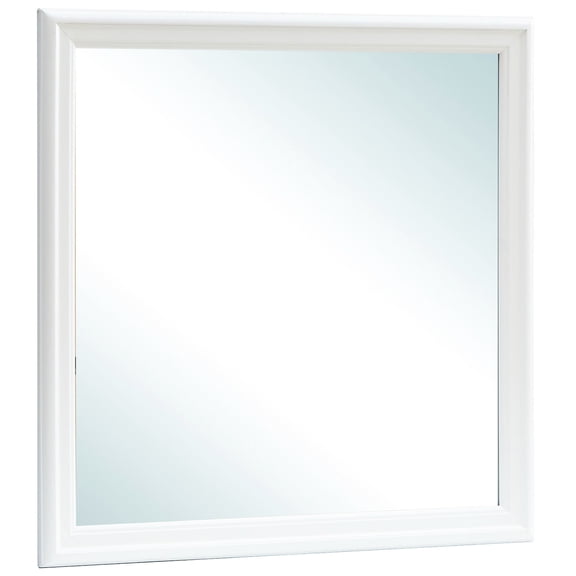Silver Champagne Particle Board Mirror - Used in Entryway, Creates a Welcoming Feel