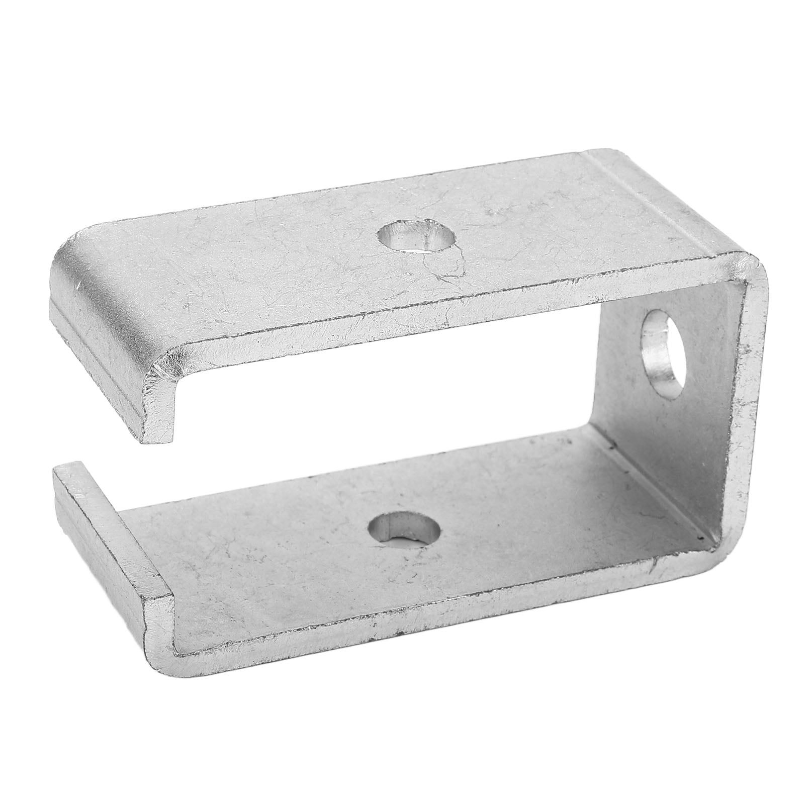 Silver Channel Trolley Track Hanger Bracket Heavy Duty Track