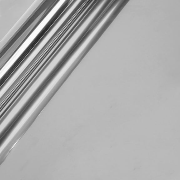 Silver Chrome Foil Permanent Vinyl by Make Market - 12" x 48" Rolls in Metallic Colors for Indoor & Outdoor Use - Water Resistant & Compatible with Most Cutting Machines - 12 Pack