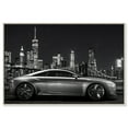 Silver City Drive Black And White Canvas Wall Art Prints For Men by