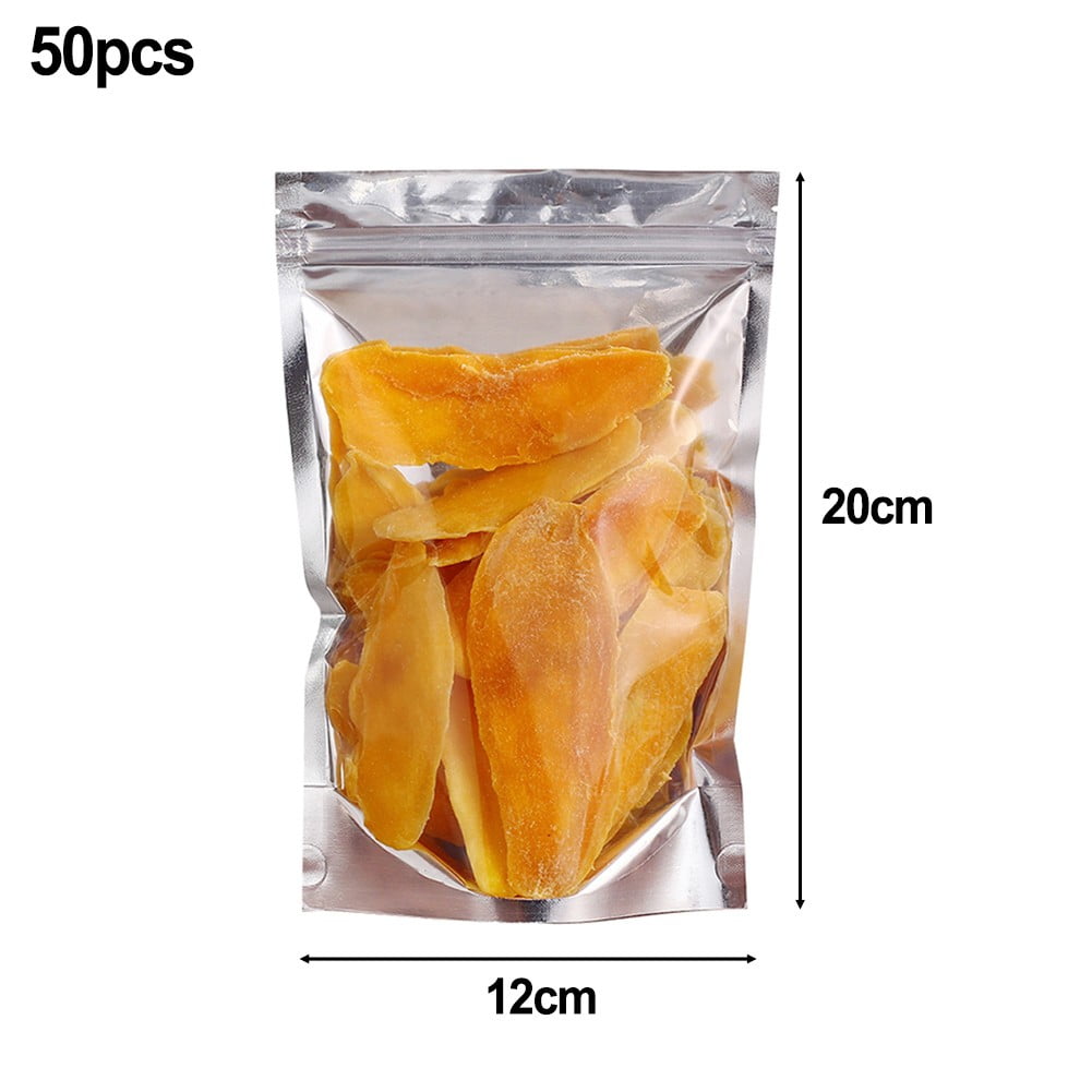 Resealable Standup Bags. Happy Holidays 20 Pk – Airtight, Waterproof, Zip  Lock Seal and/or Heat Seal - Opaque Foil Pouch - Food Grade Bags For long