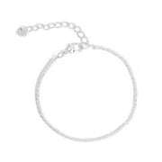 Silver Color Gypsophila Adjustable Bracelet for Women Elegant Jewelry Gift/ Y9P0