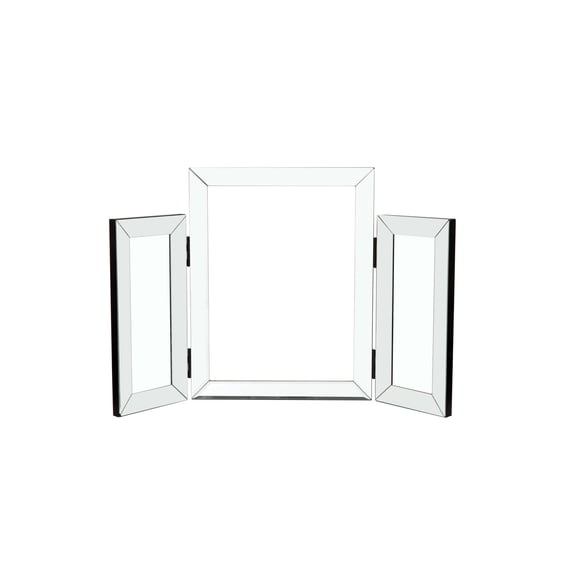 Silver Color - Hinged Structure - Multiple Scenarios - Modern Rectangular Mirror