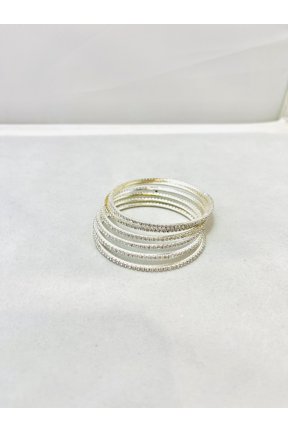 Silver-Colored Bangles