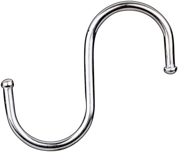 Silver Colour Stainless Steel S Hook Multifunction S Hook No Mark and