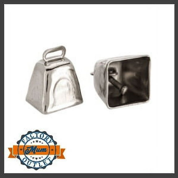 Silver Cowbells - 6 pack-