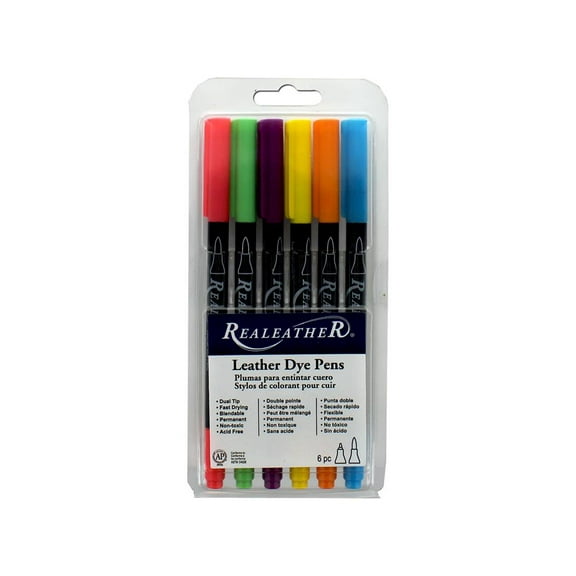Silver Creek Leather Markers 6pc Brights
