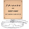 thumbnail image 1 of Silver Cross Bracelet for Women, Christian Gifts for Women, Religious Gifts Dainty Bracelet, 1 of 7