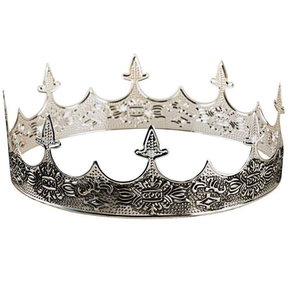 Silver Crown by Medieval Collectibles