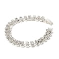 thumbnail image 1 of Silver Crystal Rhinestone 2 Strands Tennis Bracelet, 1 of 1