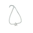 thumbnail image 1 of Silver Crystal Rhinestone Star Shape Anklet, 1 of 1