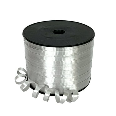 Silver Curling Ribbon, 350 Yards by Gwen Studios