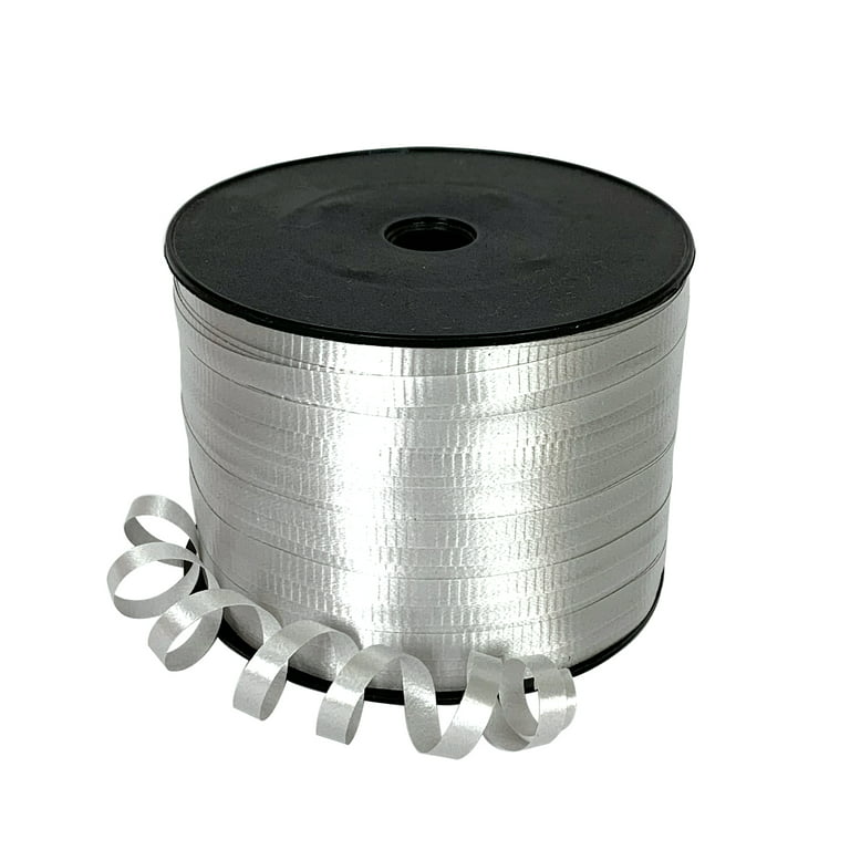 3/16 Crimped Curling Ribbon Silver