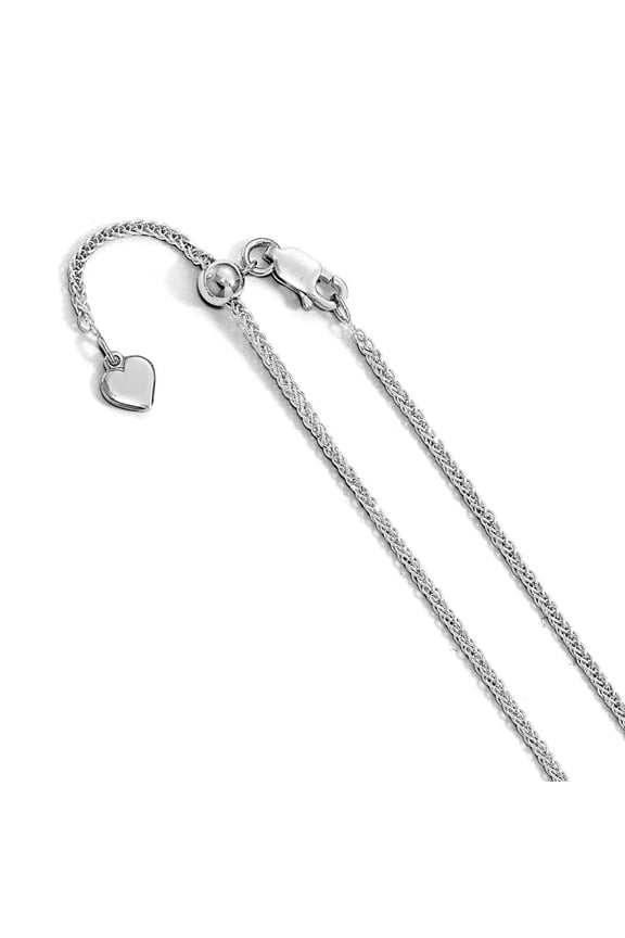 Silver D.C Adjustable Wheat Chain