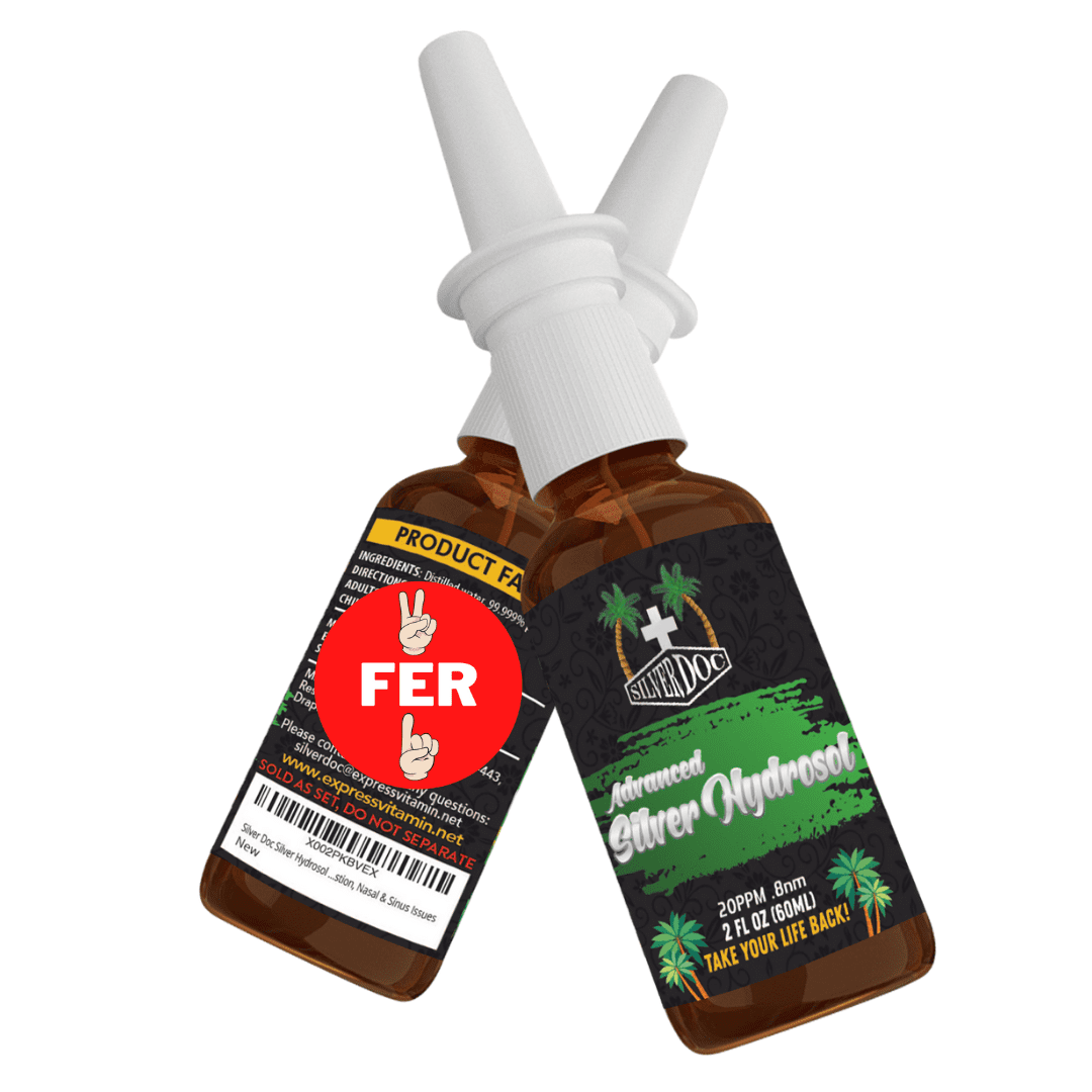 Silver Doc Silver Hydrosol Colloidal Silver Nasal Spray (2 for 1 offer