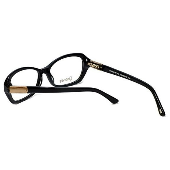 Silver Dollar Designer Reading Glasses Cashmere 452 53mm in Caviar +0.75