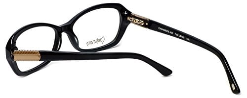 Silver Dollar Designer Reading Glasses Cashmere 452 53mm in Caviar +3.25