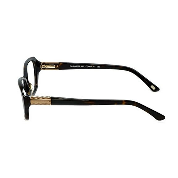 Silver Dollar Designer Reading Glasses Cashmere 452 53mm in Tortoise +0.75