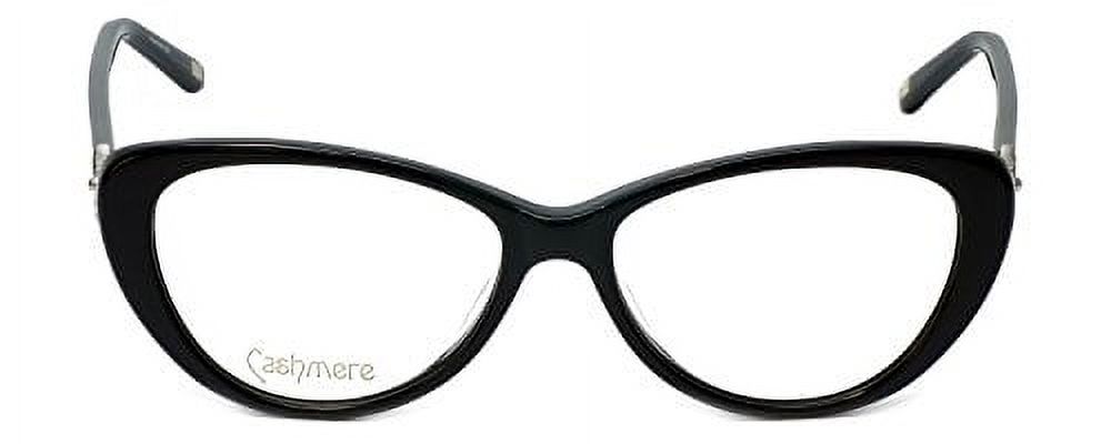 Silver Dollar Designer Reading Glasses Cashmere 456 53mm in Caviar +1.50