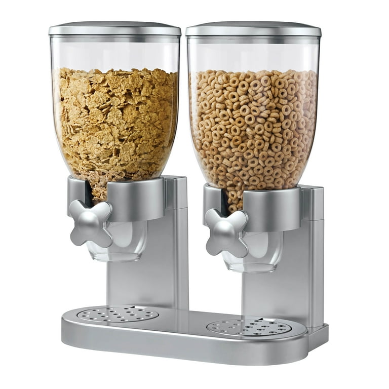 Double Cereal Dispenser Zevro Color: Silver