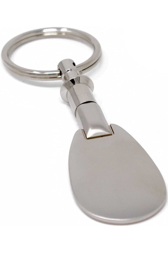 Silver Droop Quick Release, Pull Apart Valet Keychain Accessory Detachable for Convenience