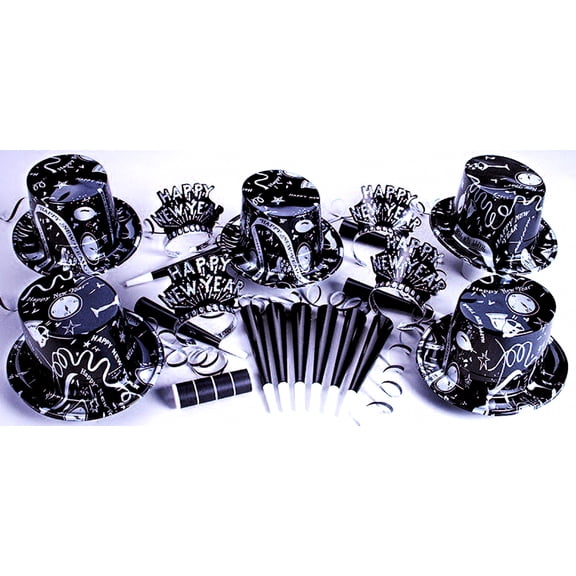 Silver Ebony Party Kit for 10
