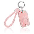 thumbnail image 1 of Silver Edge Pink Car Key Sleeve Cross-Border Hot Selling Car Key Cases Pendant Keychain Chain Amazon Hot, 1 of 9