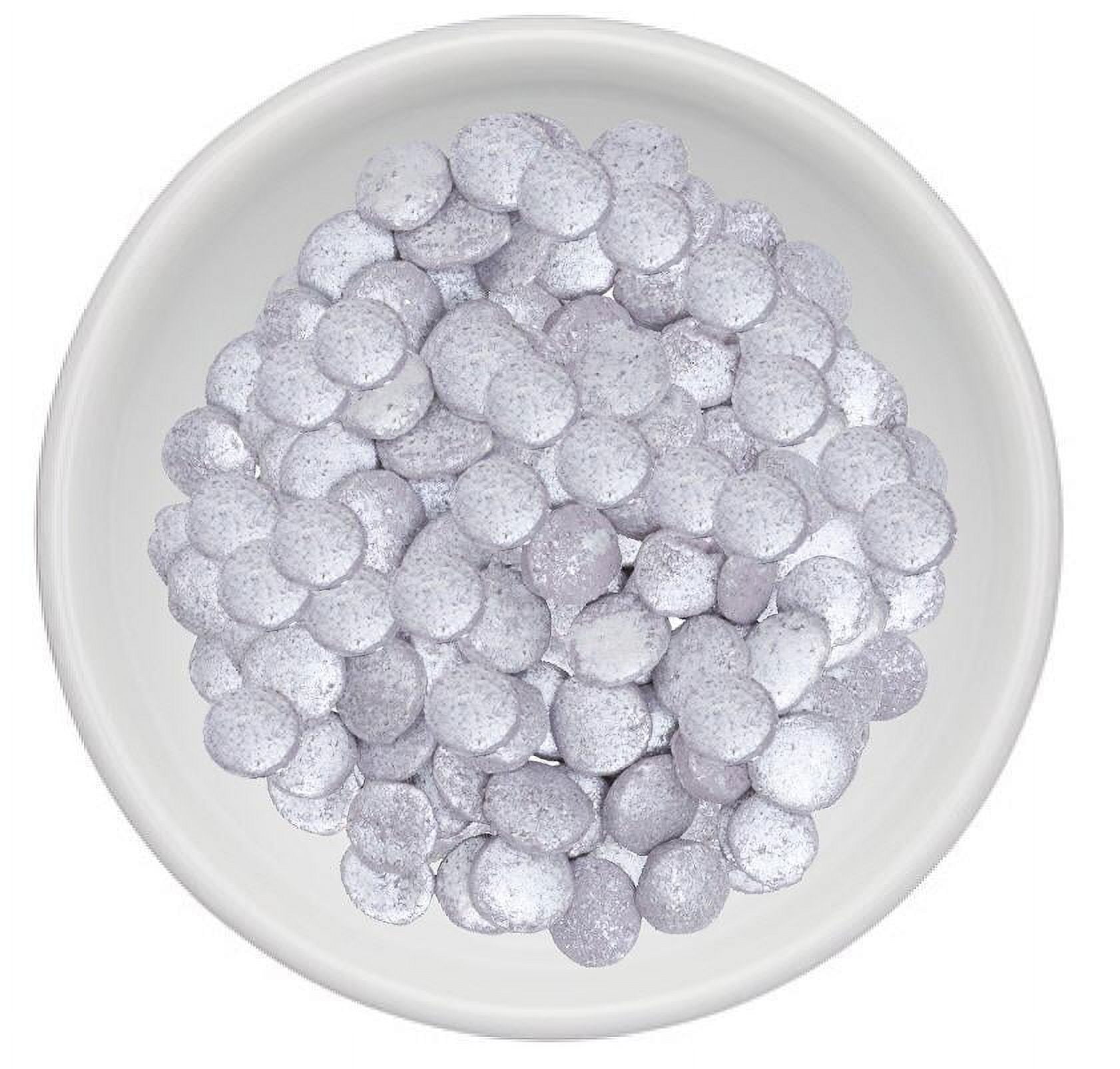 Decopac White Snowflake Sequins Sprinkles Quins 16.5 oz