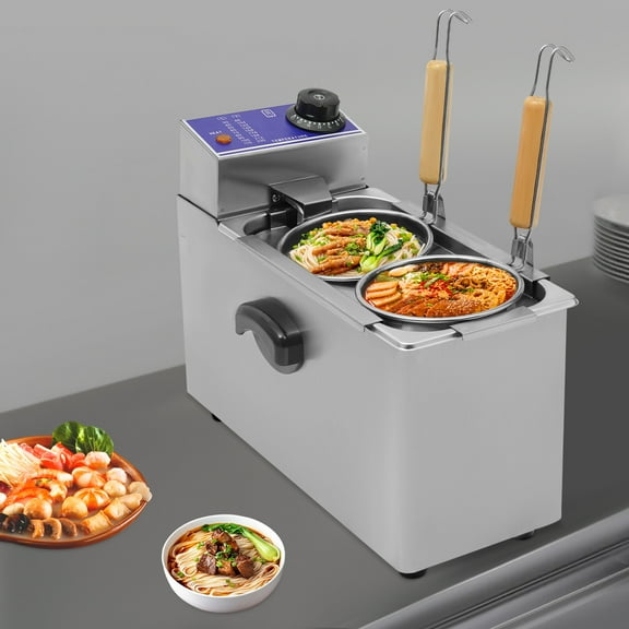 Silver Electric Noodles Cooking Machine Stainless Steel Commercial Pasta Cooker