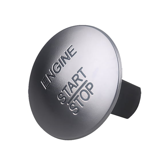 Silver Engine Start Stop Button Replacement for Mercedes-Benz CL, CLS, E, GL, GLK, ML, S, SL, SLK, Maybach, R, SLC