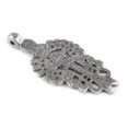 thumbnail image 1 of The Bead Chest Silver Ethiopian Coptic Cross Pendant, African Abyssinian Design, Orthodox Christian Pendant for Jewelry, 1 of 3